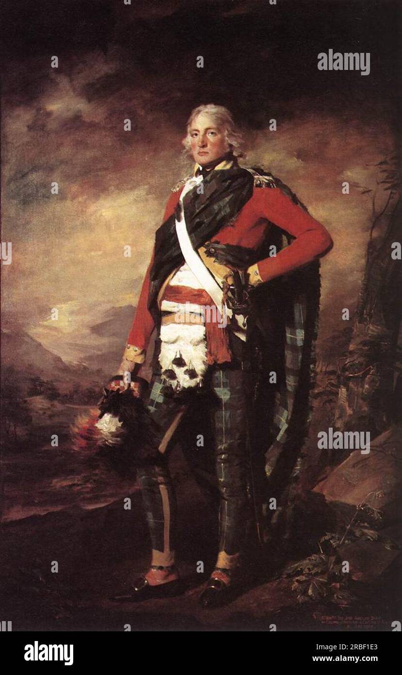 Sir John Sinclair 1795 by Henry Raeburn Stock Photo