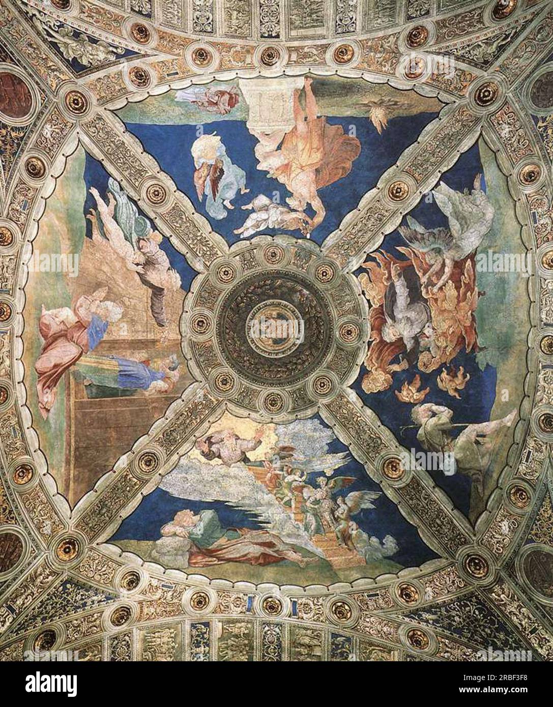 Ceiling 1514 by Raphael Stock Photo