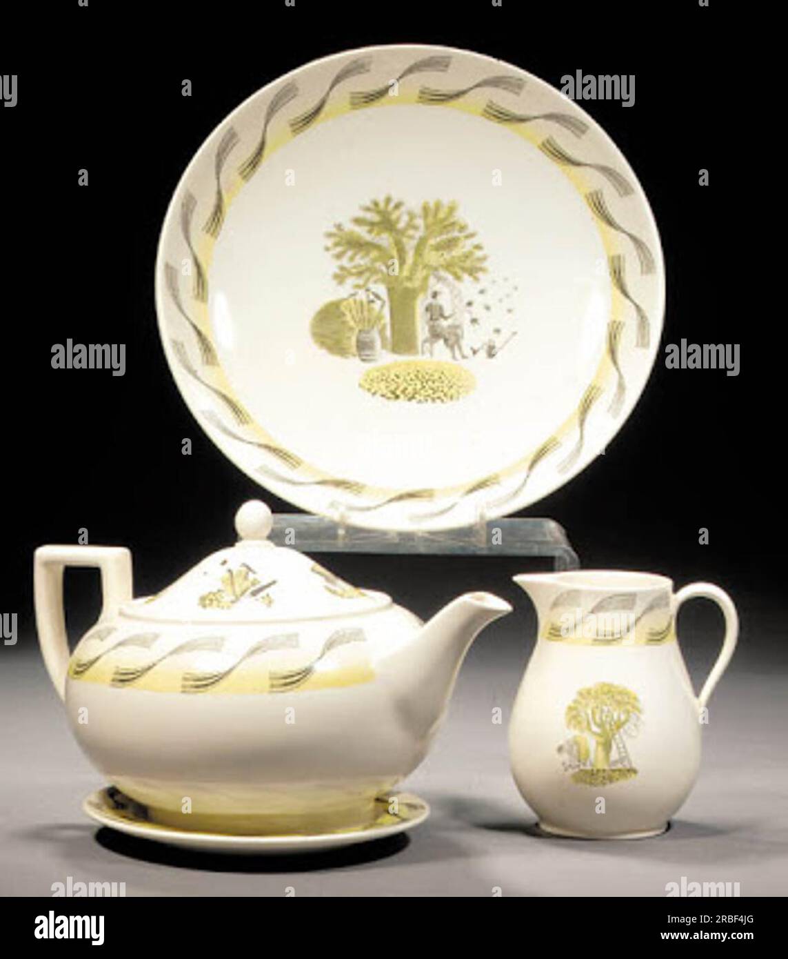 The 'Garden' series for Wedgwood by Eric Ravilious Stock Photo - Alamy