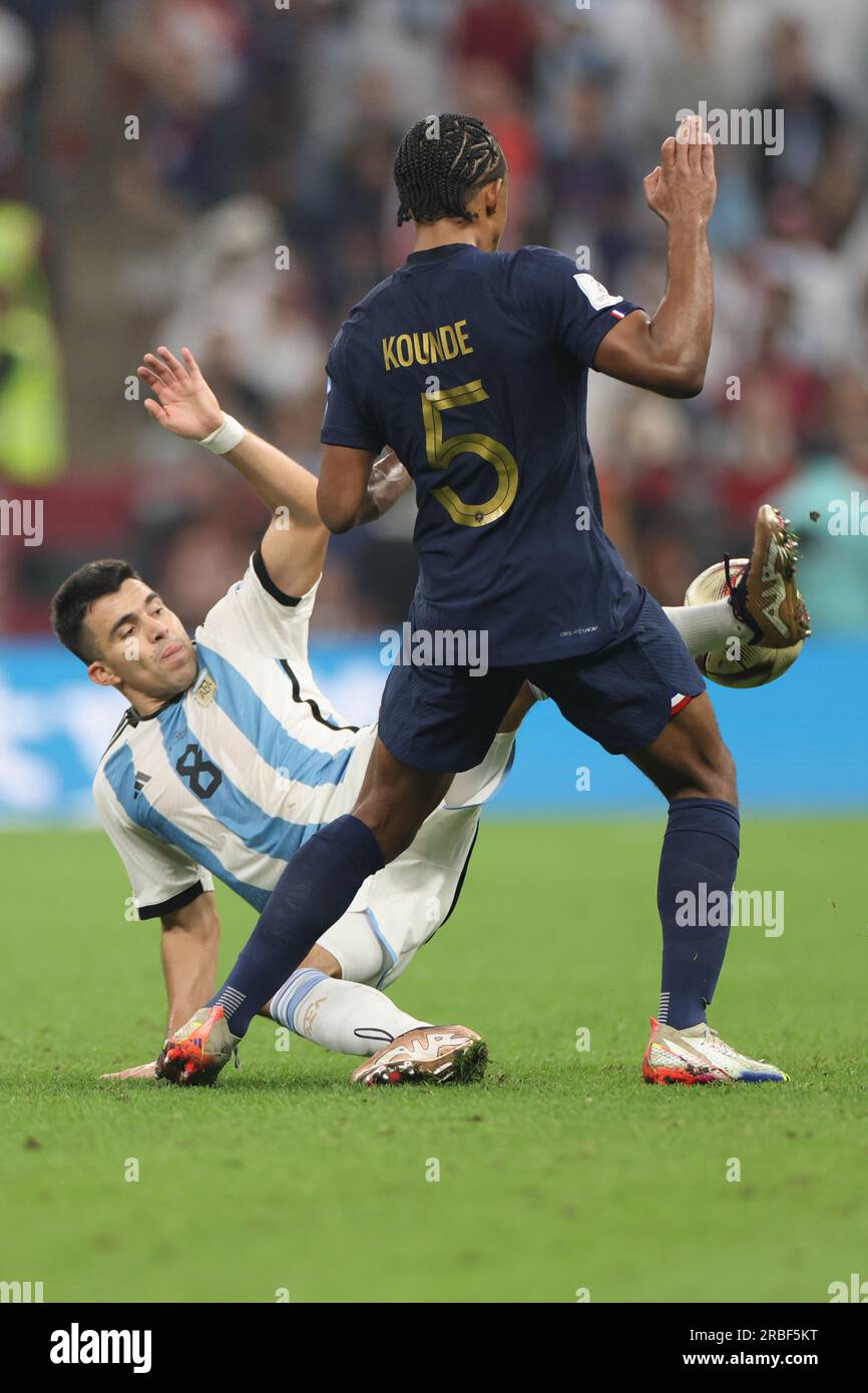 Jules Kounde of France during the FIFA World Cup 2022