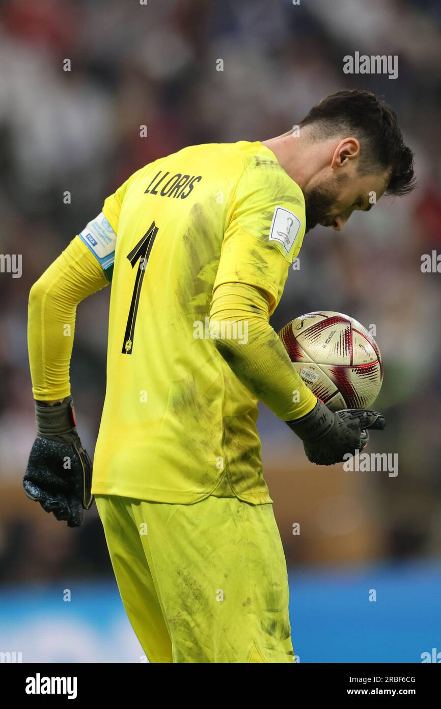 Lusail, Qatar, 18th. December 2022.Hugo Lloris during the match between Argentina vs. France, Match 64, Final match of the Fifa World Cup Qatar 2022.. Stock Photo