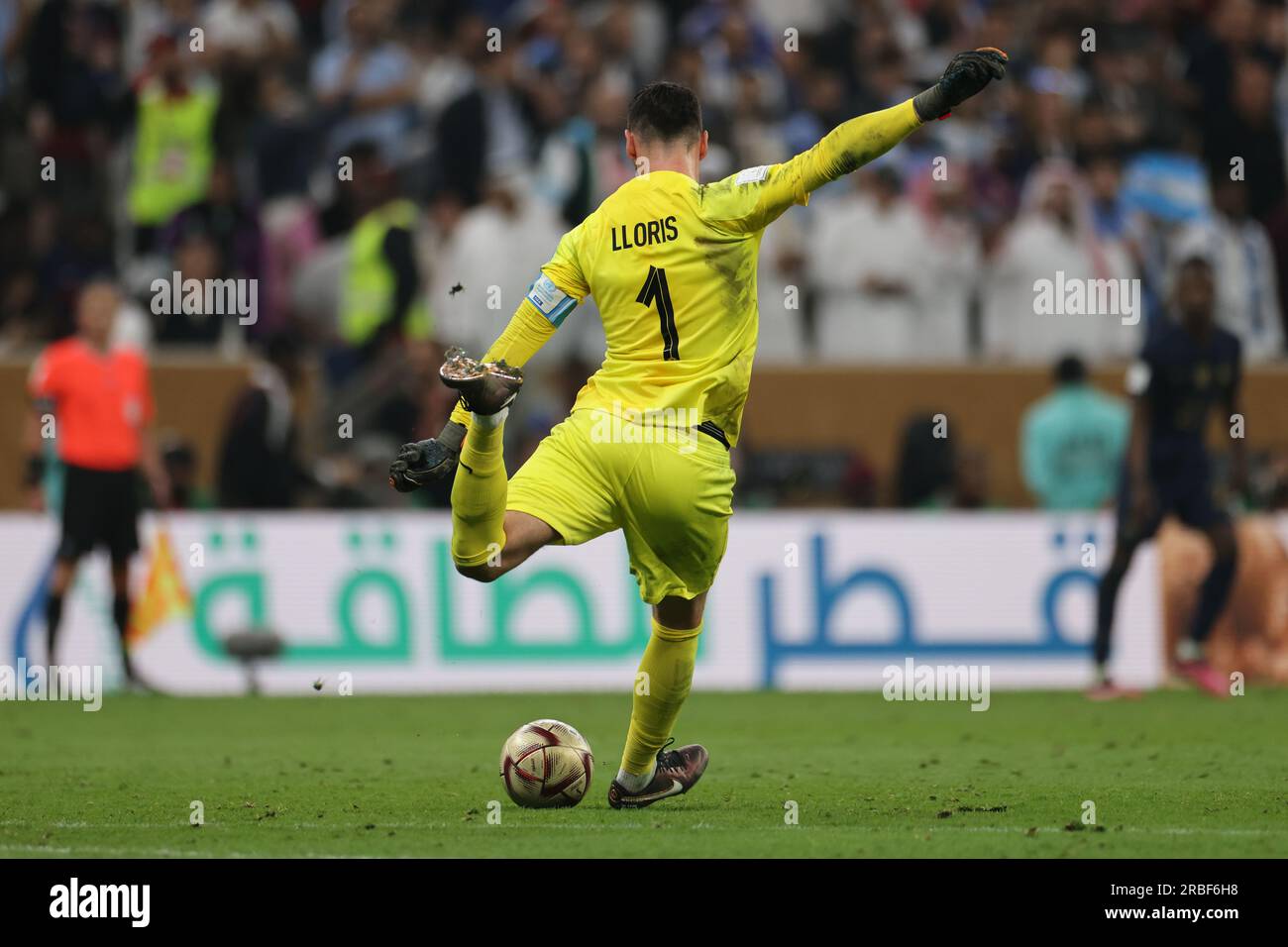 Lusail, Qatar, 18th. December 2022. Hugo Lloris during the match between Argentina vs. France, Match 64, Final match of the Fifa World Cup Qatar 2022. Stock Photo