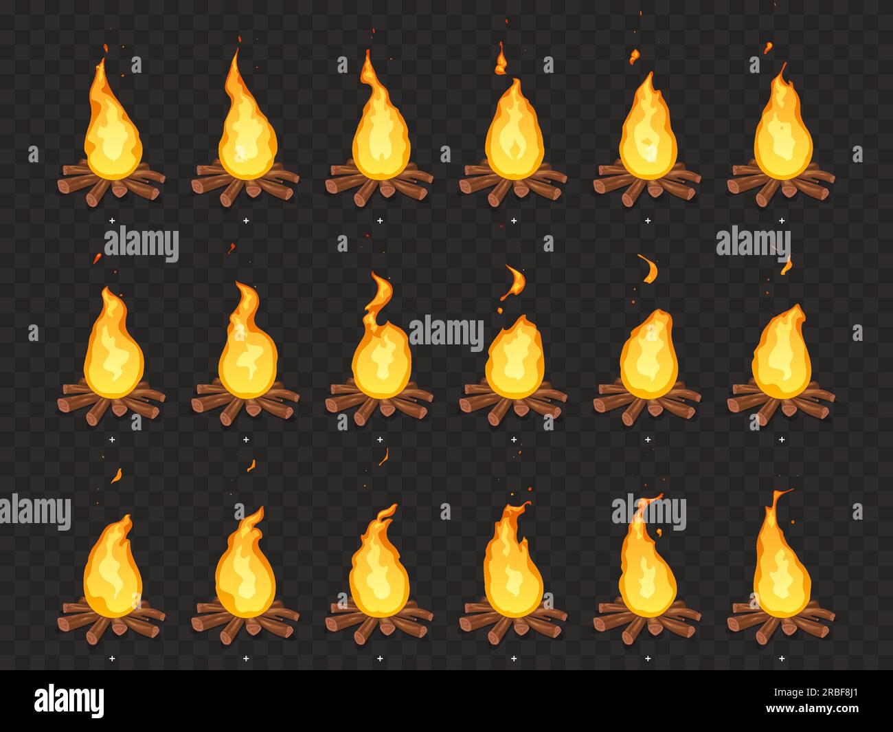 Bonfires Stock Vector Images - Alamy