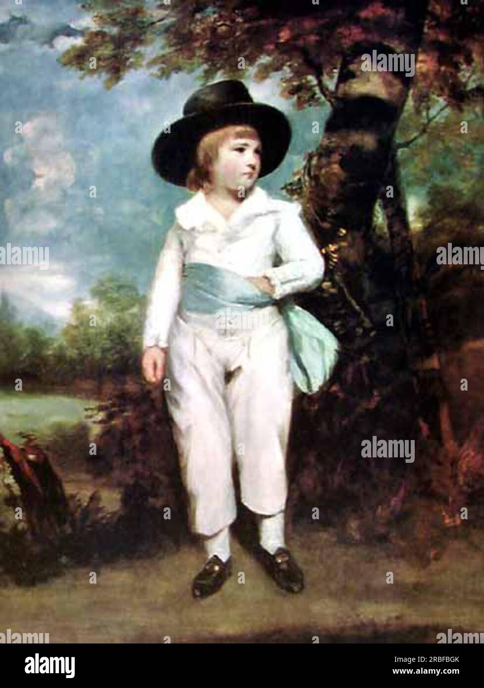 John Charles Spencer, Viscount Althorp 1786 by Joshua Reynolds Stock Photo