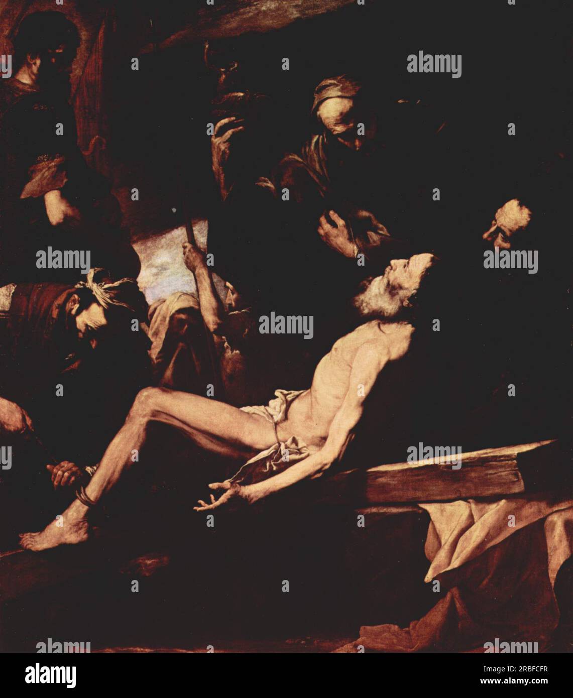The Martyrdom of St. Andrew 1628; Naples, Italy by Jusepe de Ribera ...