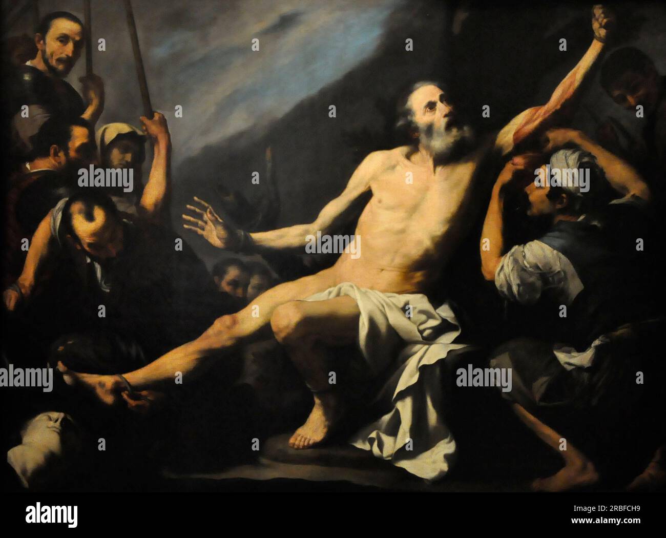 Martyrdom of St. Bartholomew by Jusepe de Ribera Stock Photo - Alamy