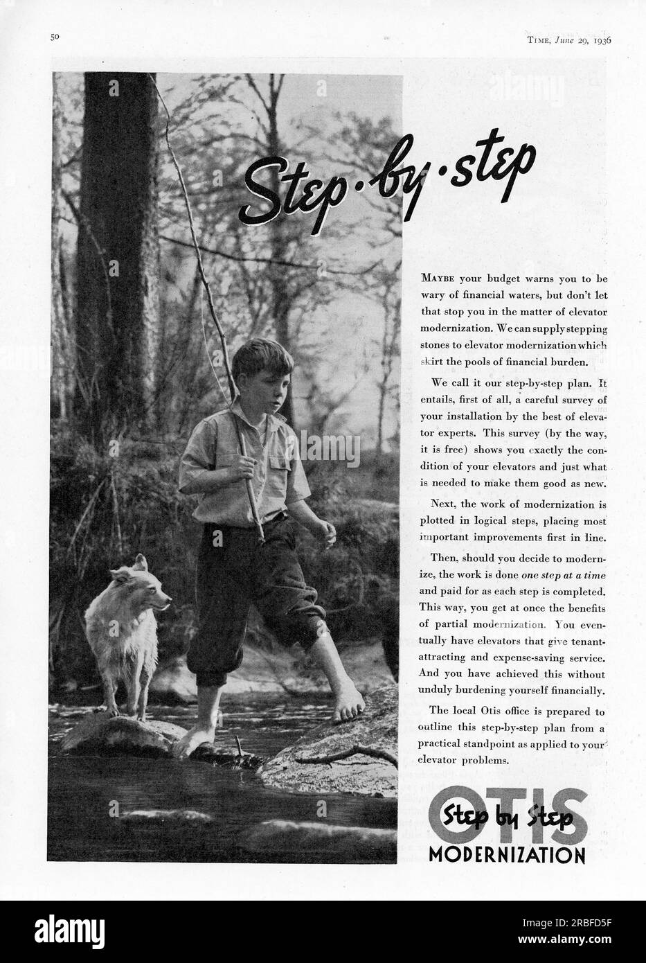 Vintage Time Magazine 29 June 1936 issue advert, USA Stock Photo Alamy