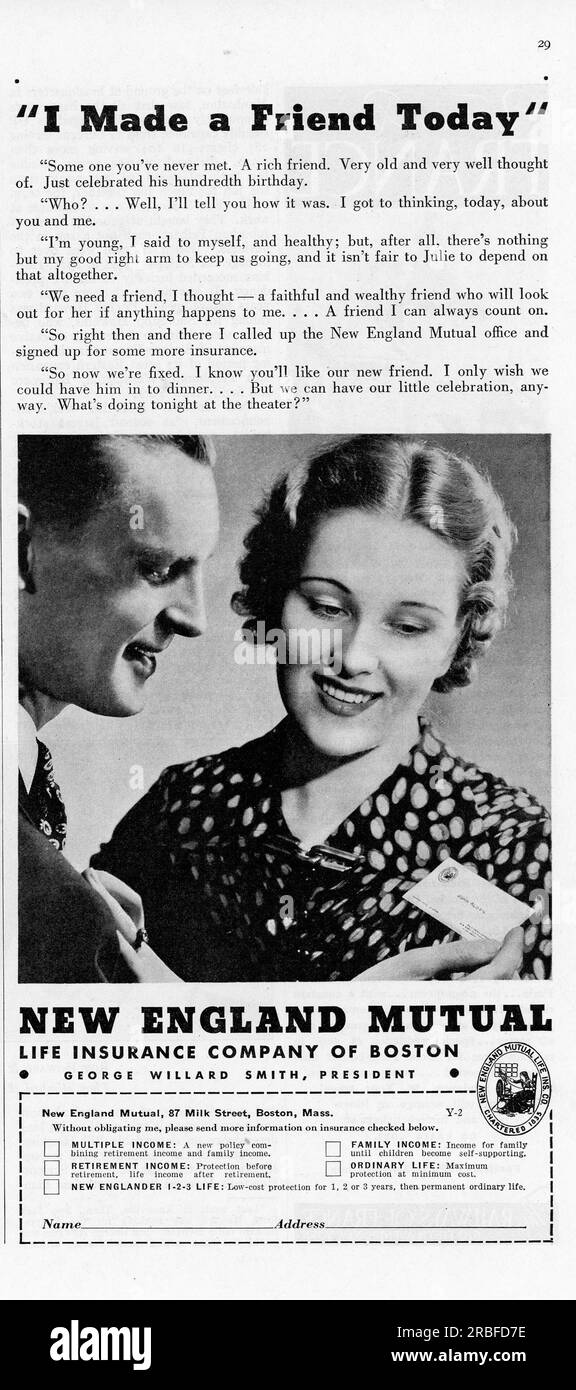 Vintage Time Magazine 29 June 1936 issue advert, USA Stock Photo Alamy