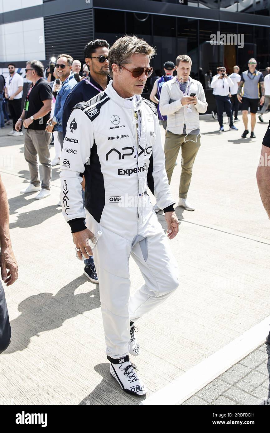 PITT Brad (USA), actor playing Sonny Hayes, driver of the fictional