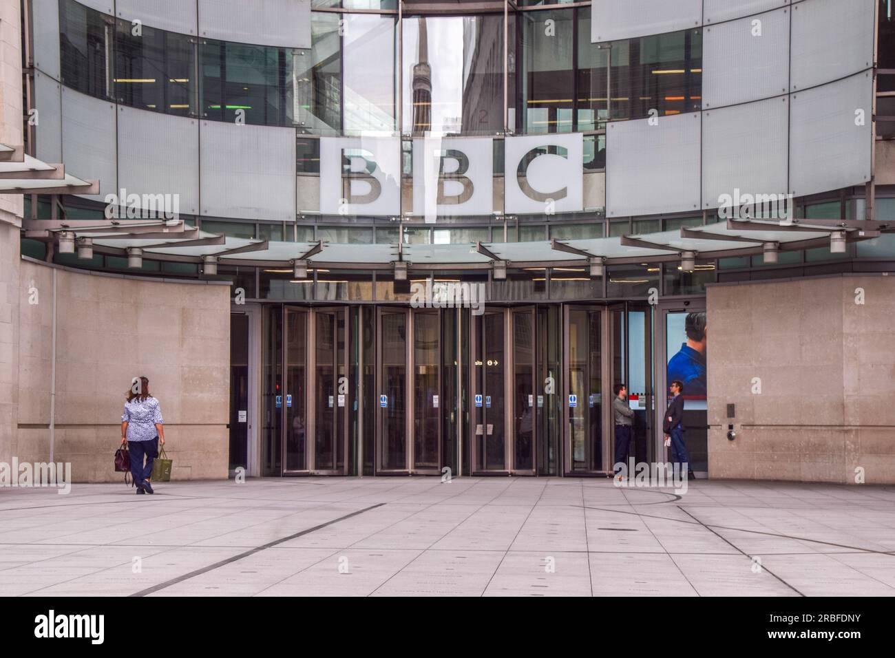 General view of Broadcasting House, the BBC headquarters in central ...