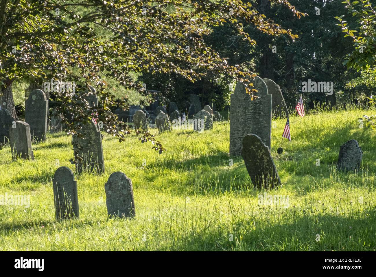 The Old Burying Ground in Groton, Massachusetts Stock Photo Alamy