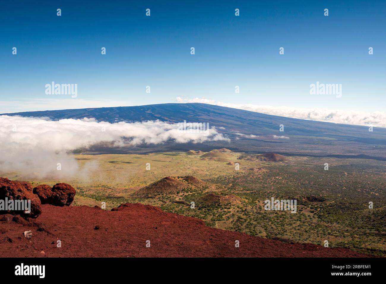 Mauna Loa volcano on Hawaii big island Stock Photo - Alamy