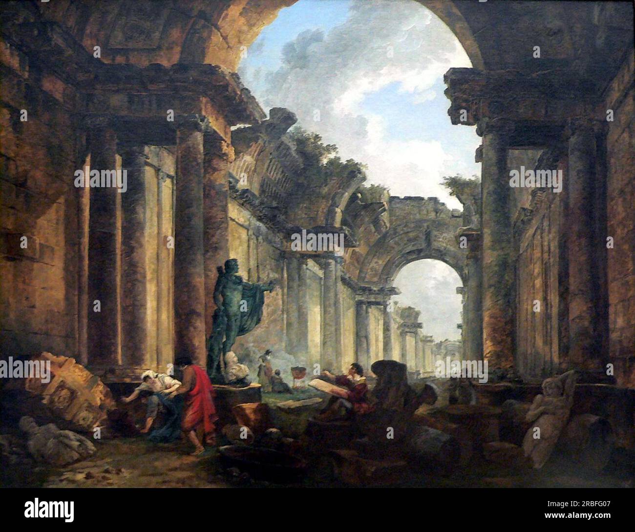 Grand gallery louvre hi-res stock photography and images - Alamy