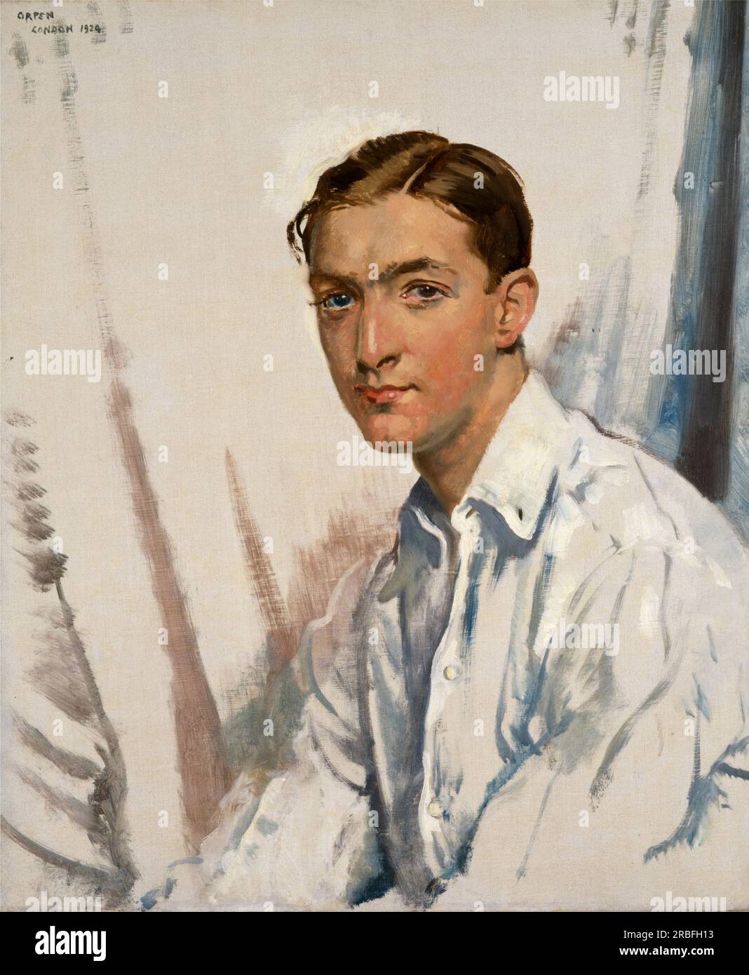 Sir William Orpen by Paul Mellon, 1924. Stock Photo