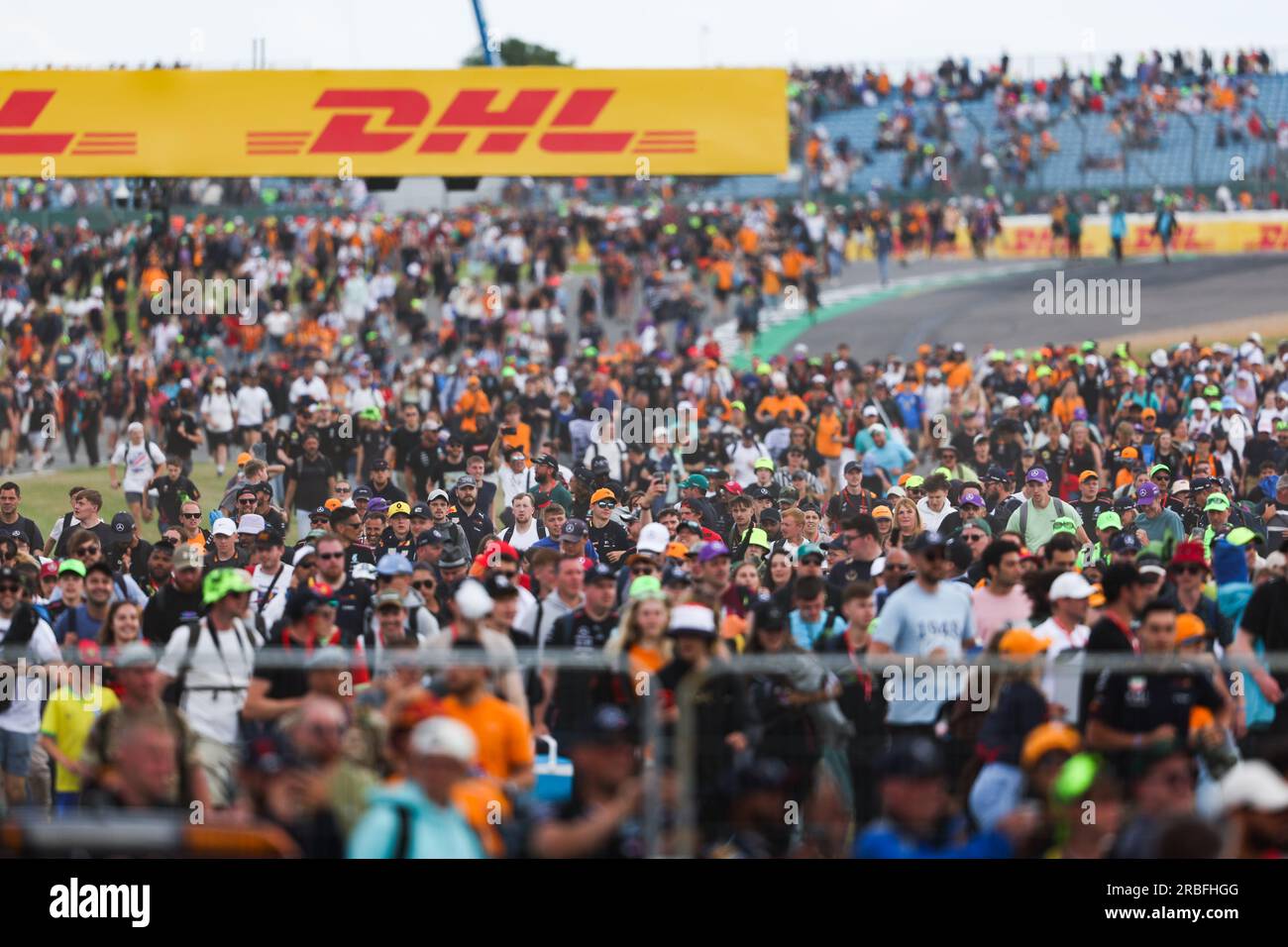 track invasion by the fans at the end of the race during the 2023