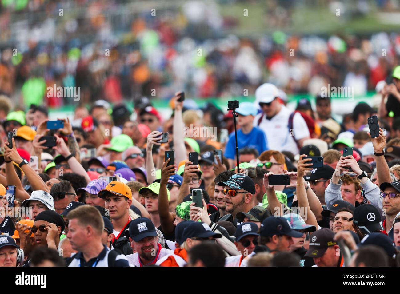 track invasion by the fans at the end of the race during the 2023