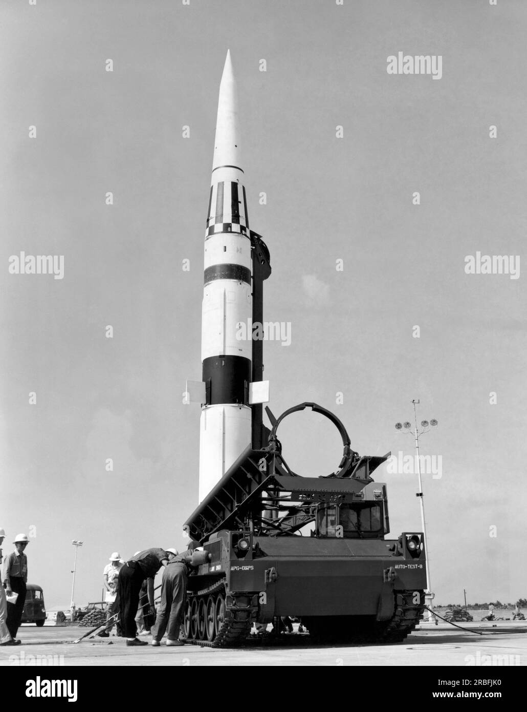 Cape Canaveral, Florida: April 21, 1962. The new version of the U.S