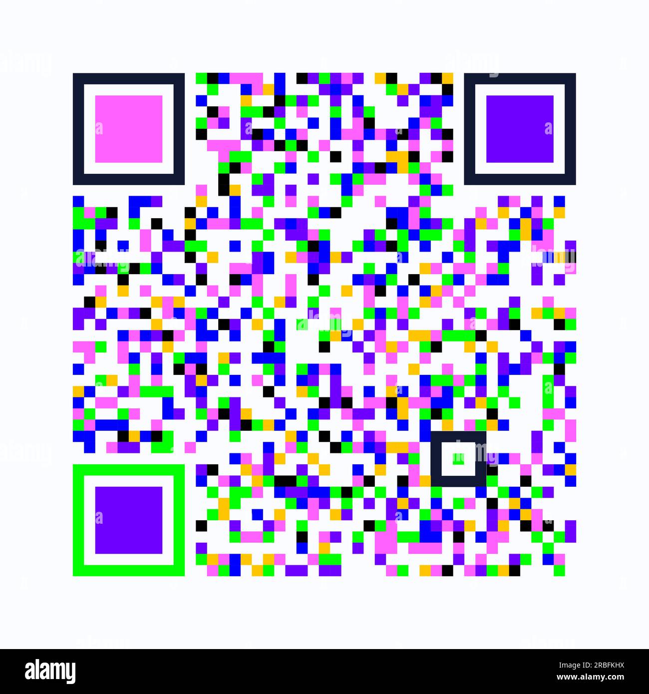 Color qr code quick response code marketing and inventory management