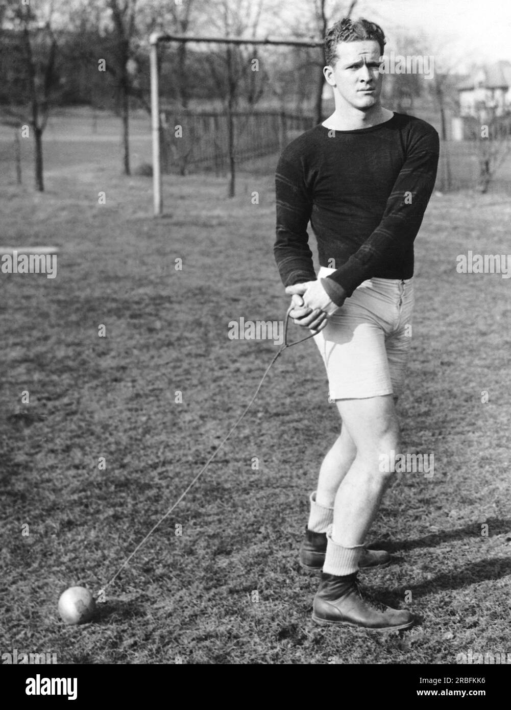 Princeton, New Jersey: March 17, 1927 Princeton University star hanmer