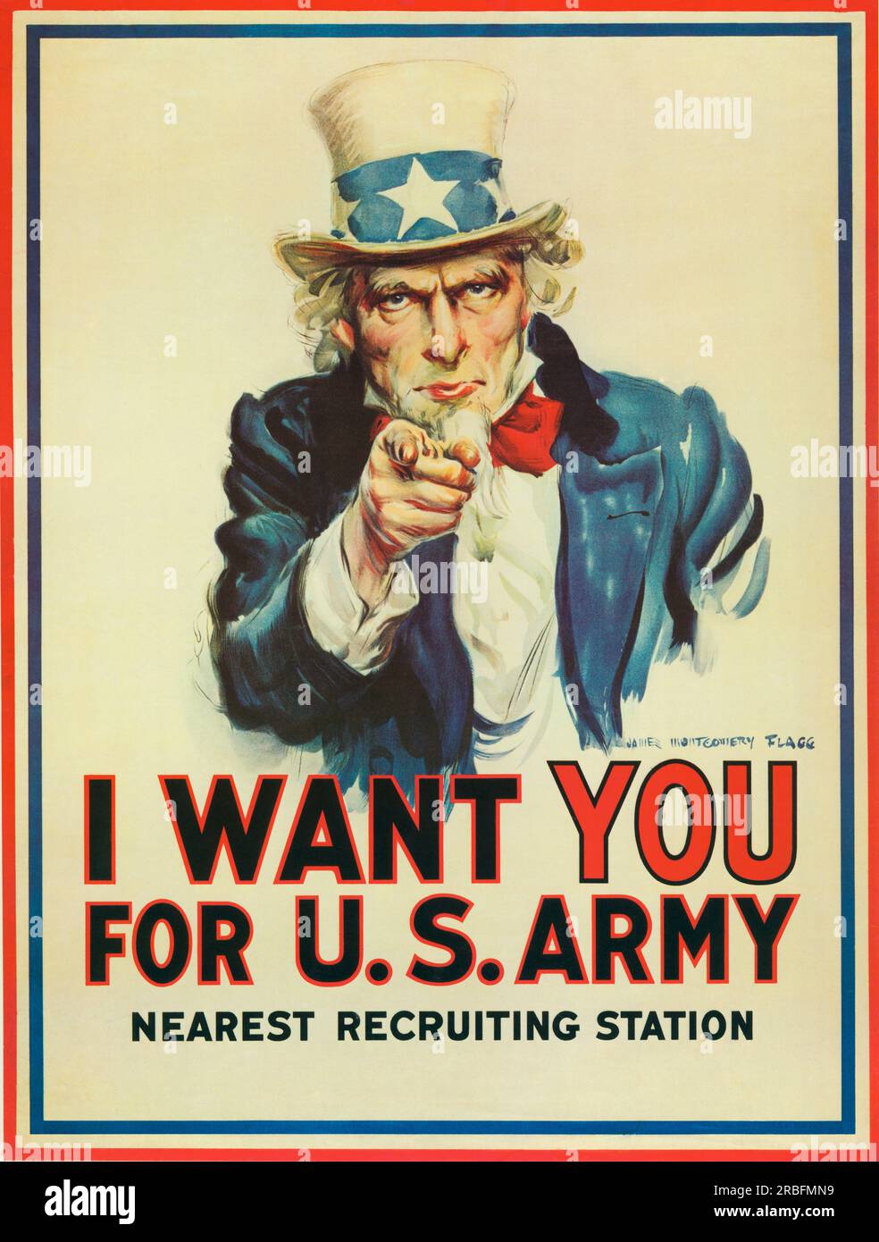 Washington, D.C.: 1917. An Army recruiting poster featuring Uncle Sam ...