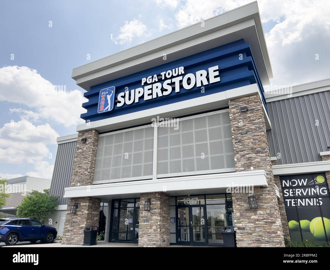 PGA Tour Superstore is a chain that sells Golf and Tennis equipment