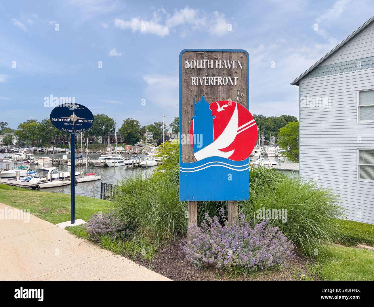 South Haven, MI is a popular travel destination with a marina, beach on