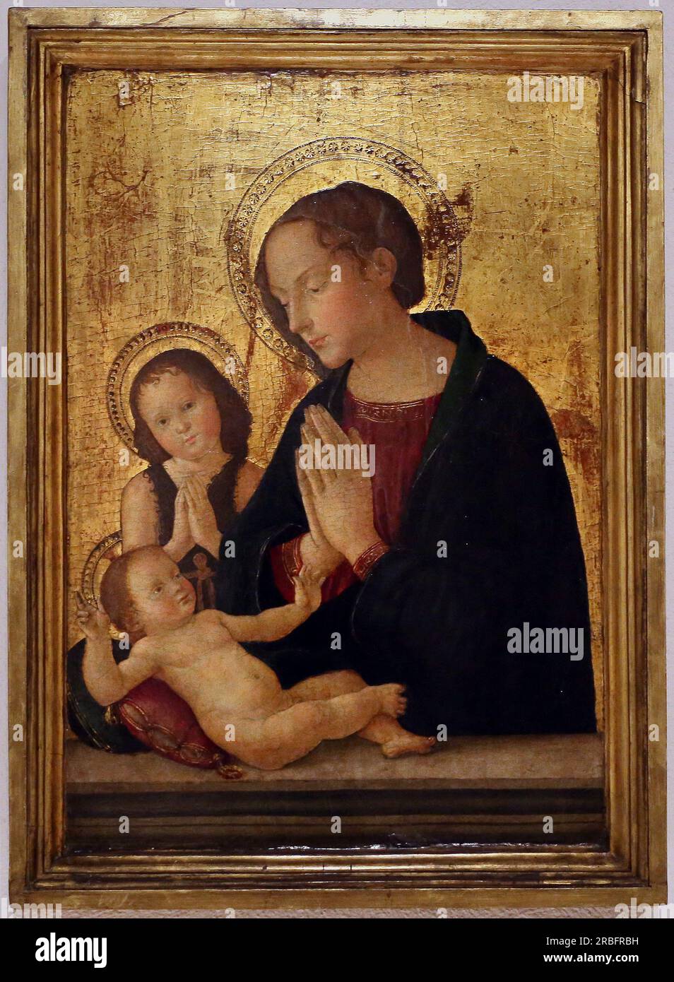 Madonna with the Child and St. John the Baptist 1500 by Antoniazzo ...