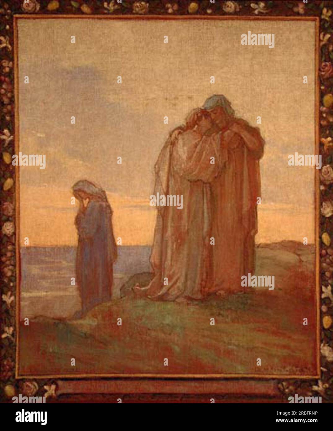 Noemí y sus hijastras 1907 by Julio Romero de Torres Stock Photo - Alamy