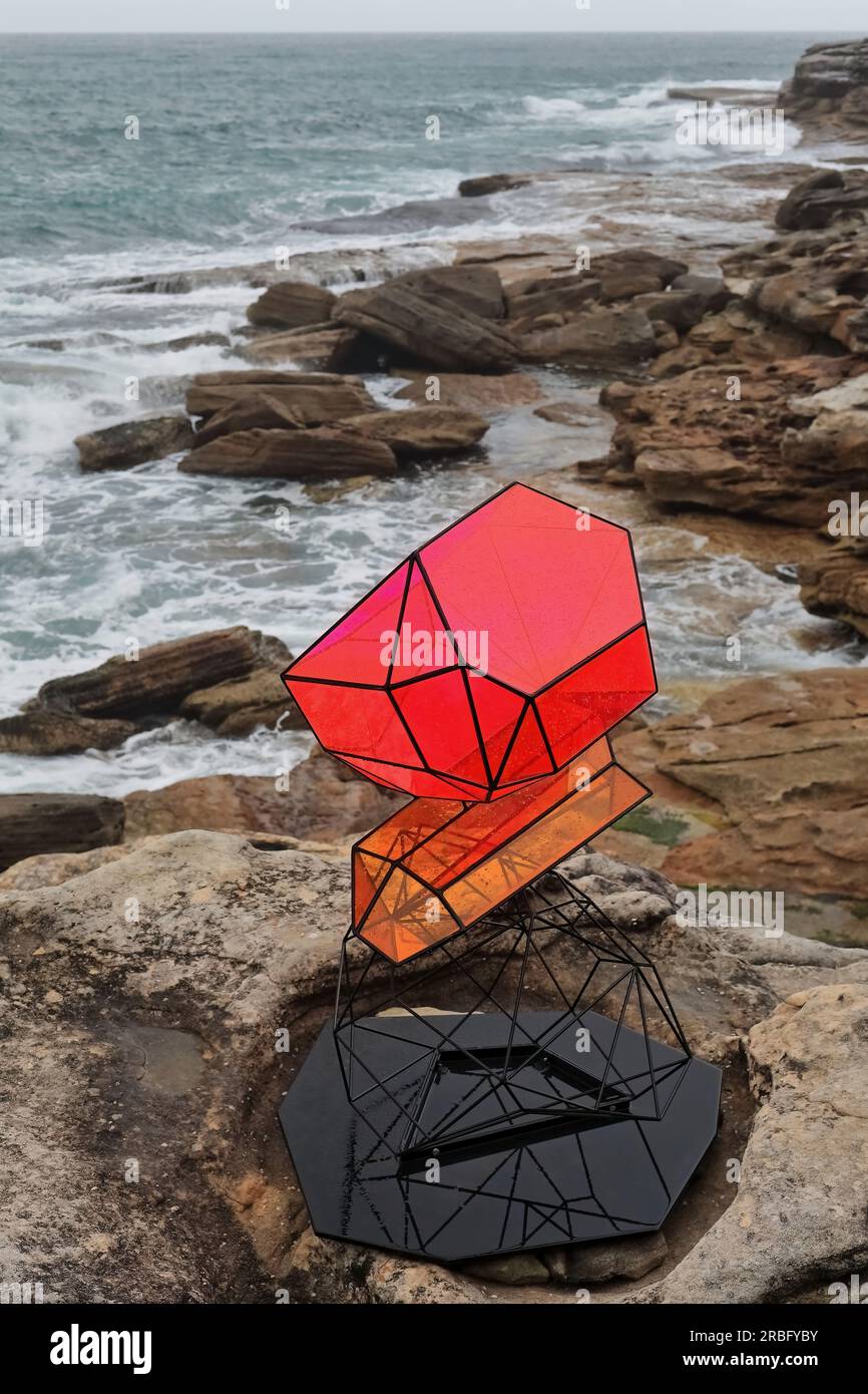 739 Cairns, by Alessandra Rossi, sculpture featured in the 2018 Sculpture by the Sea exhibition