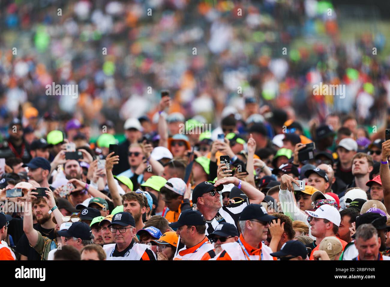track invasion by the fans at the end of the race during the 2023