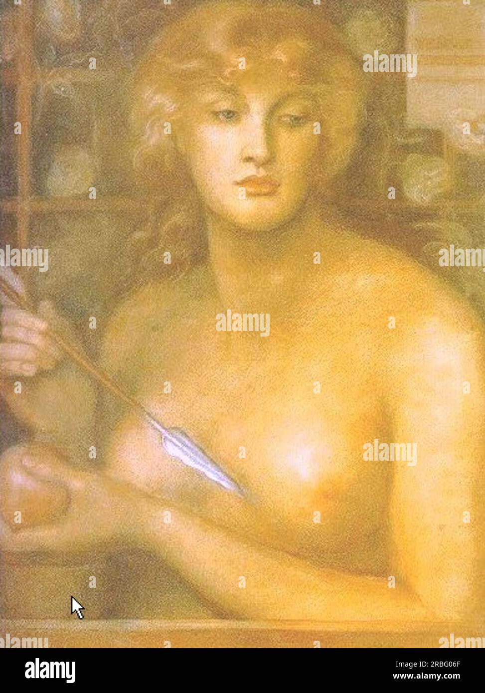 Venus Verticordia by Dante Gabriel Rossetti Stock Photo