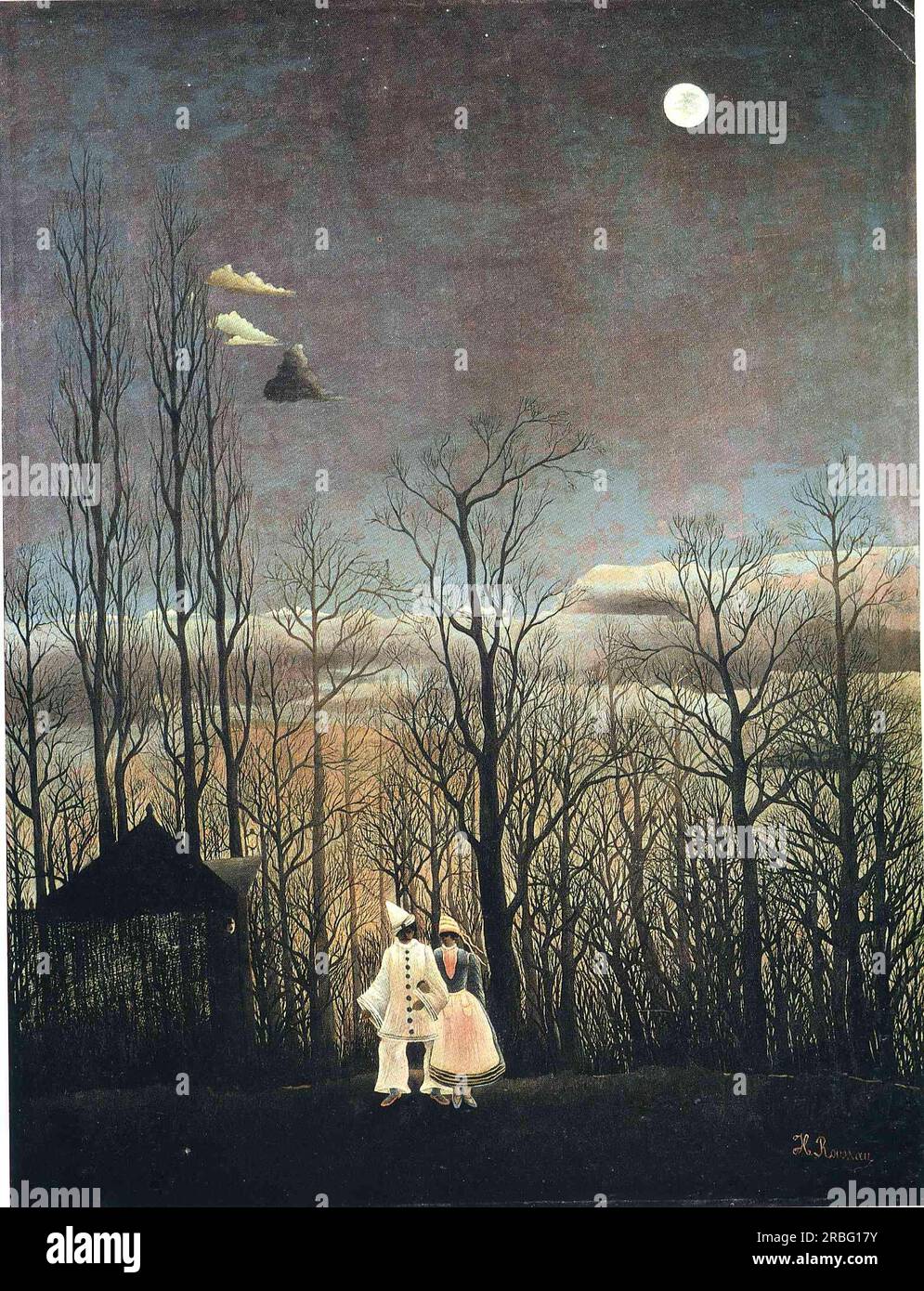 Carnival Evening 1886 by Henri Rousseau Stock Photo - Alamy