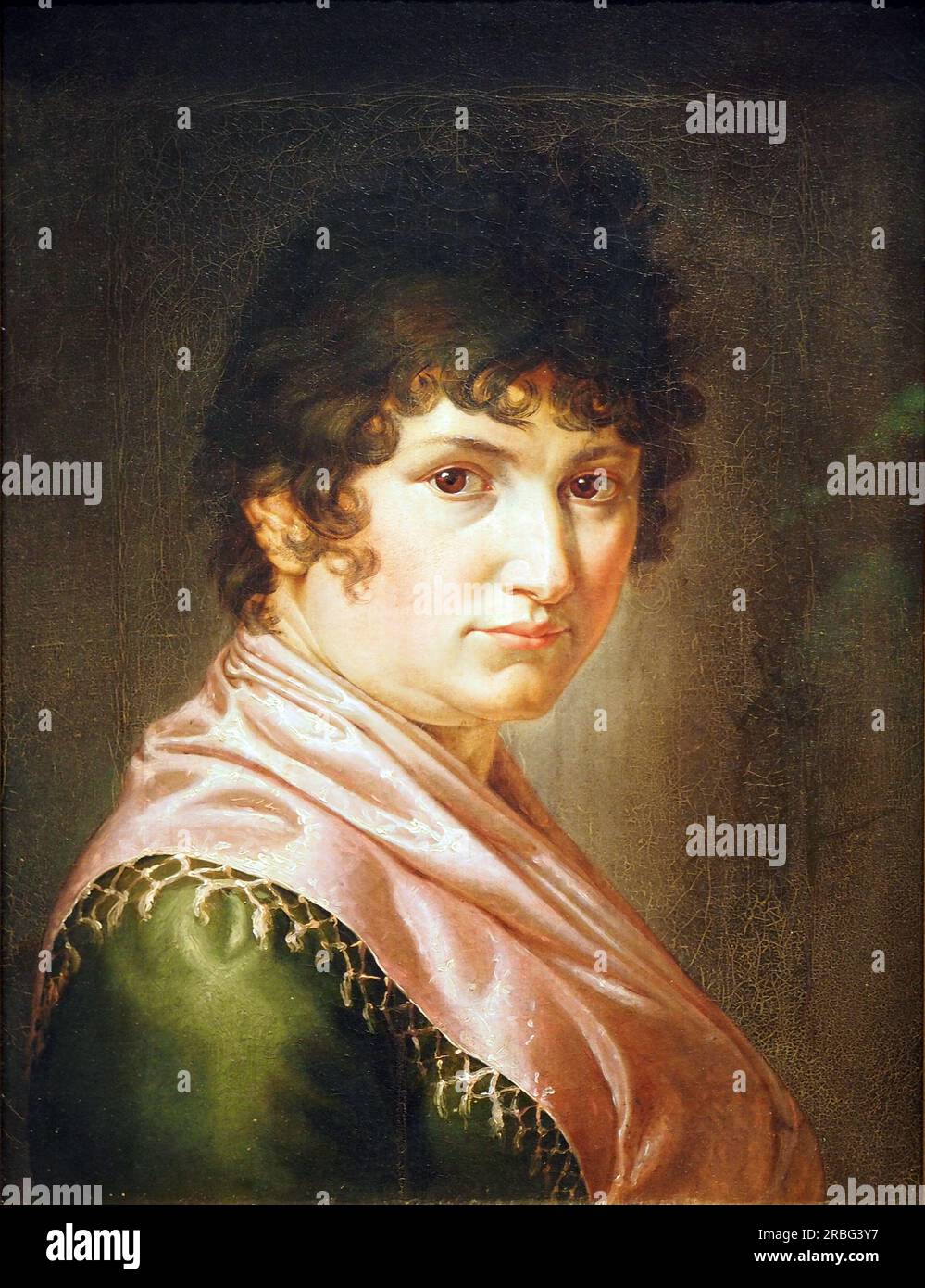 Pauline Runge, the Artist's Wife by Philipp Otto Runge Stock Photo Alamy
