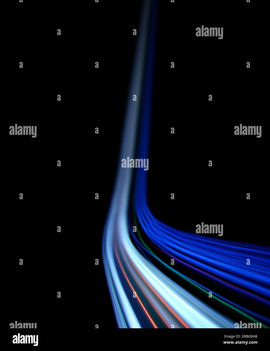 Light trail Stock Photo