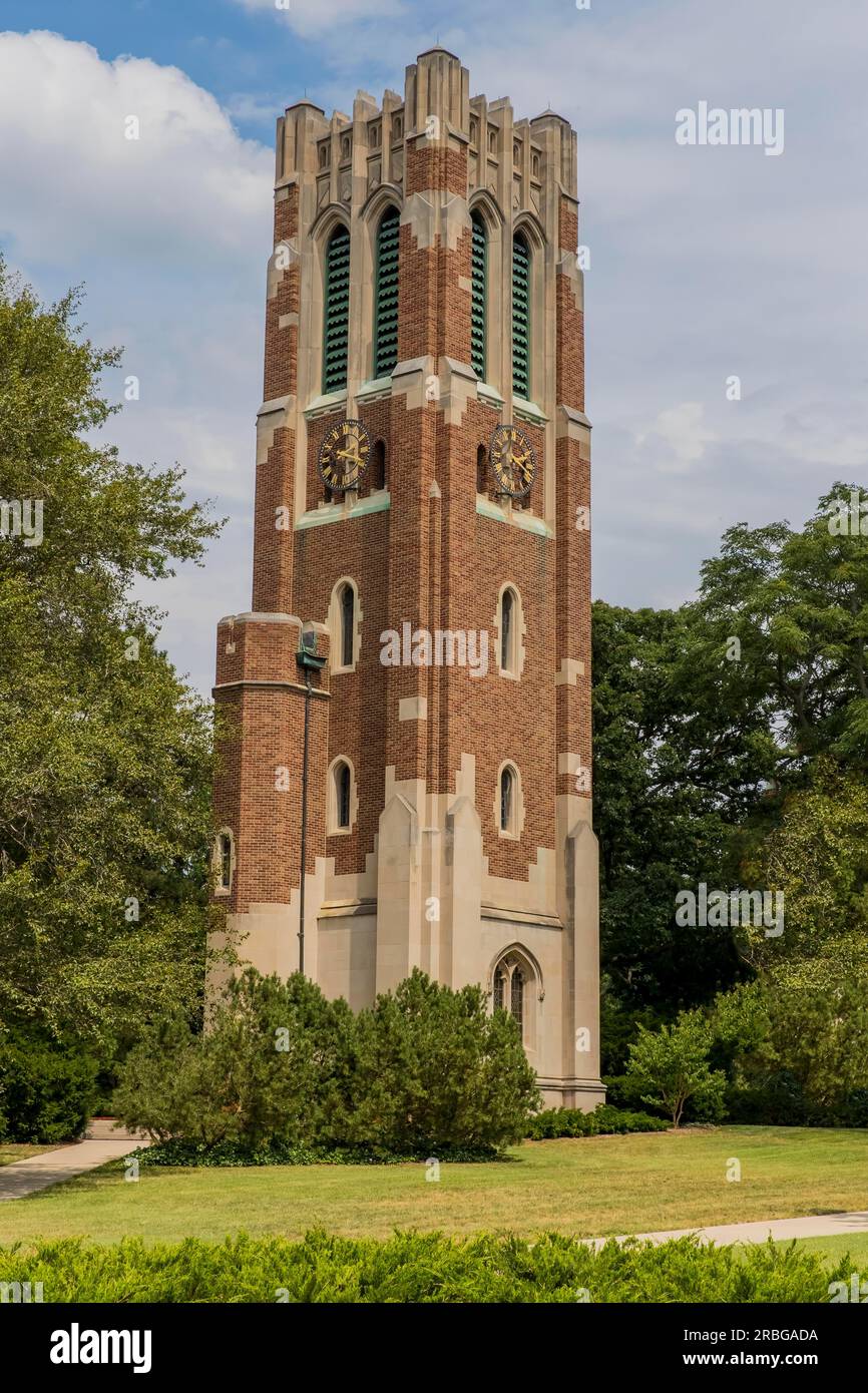 The Beaumont Tower is a structure on the campus of Michigan State