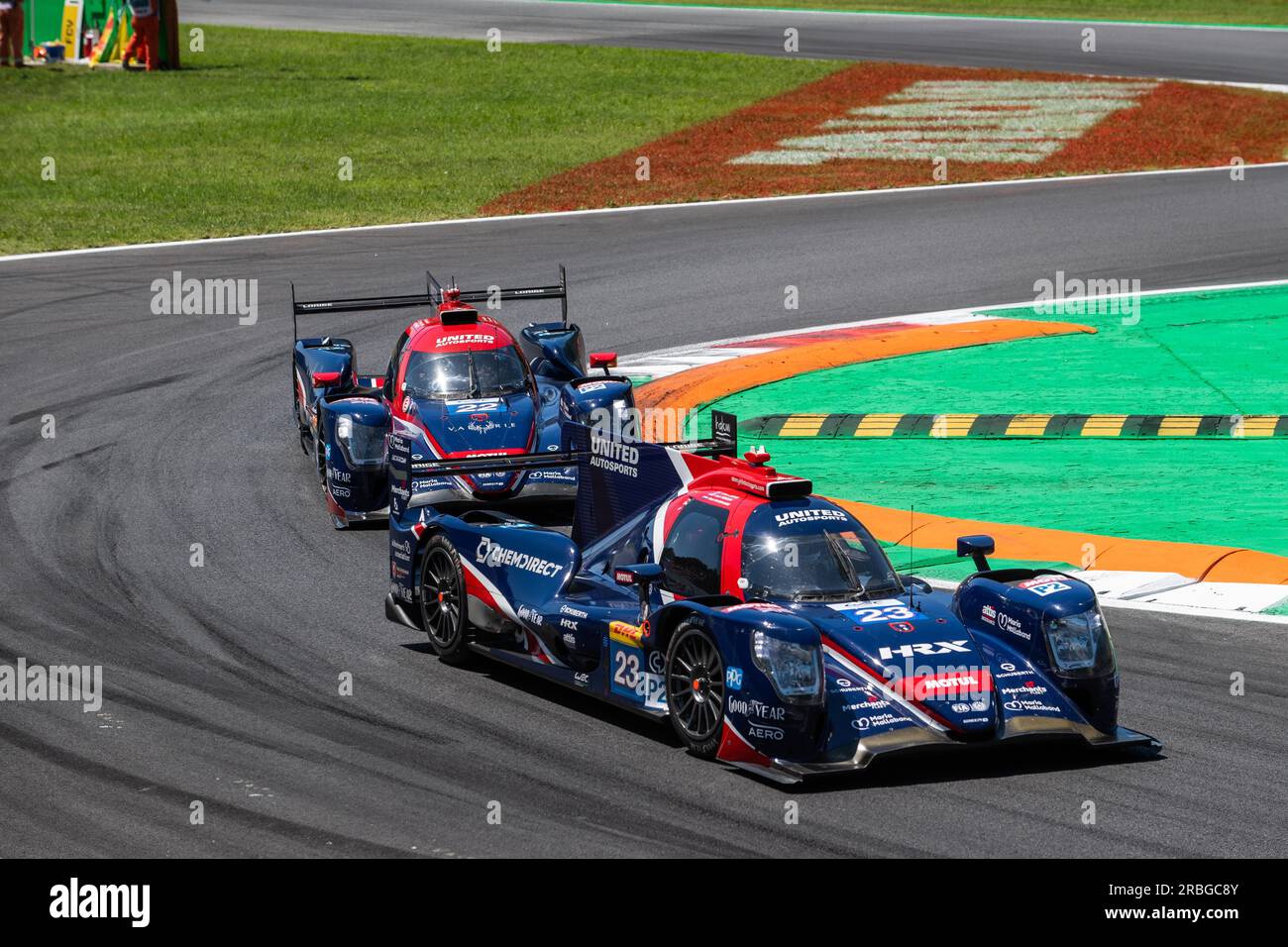 Monza Circuit, Monza, Lombardy, Italy. 9th July, 2023. 2023 FIA World Endurance Championship, 6 Hours of Monza; United autosport Credit: Action Plus Sports/Alamy Live News Stock Photo