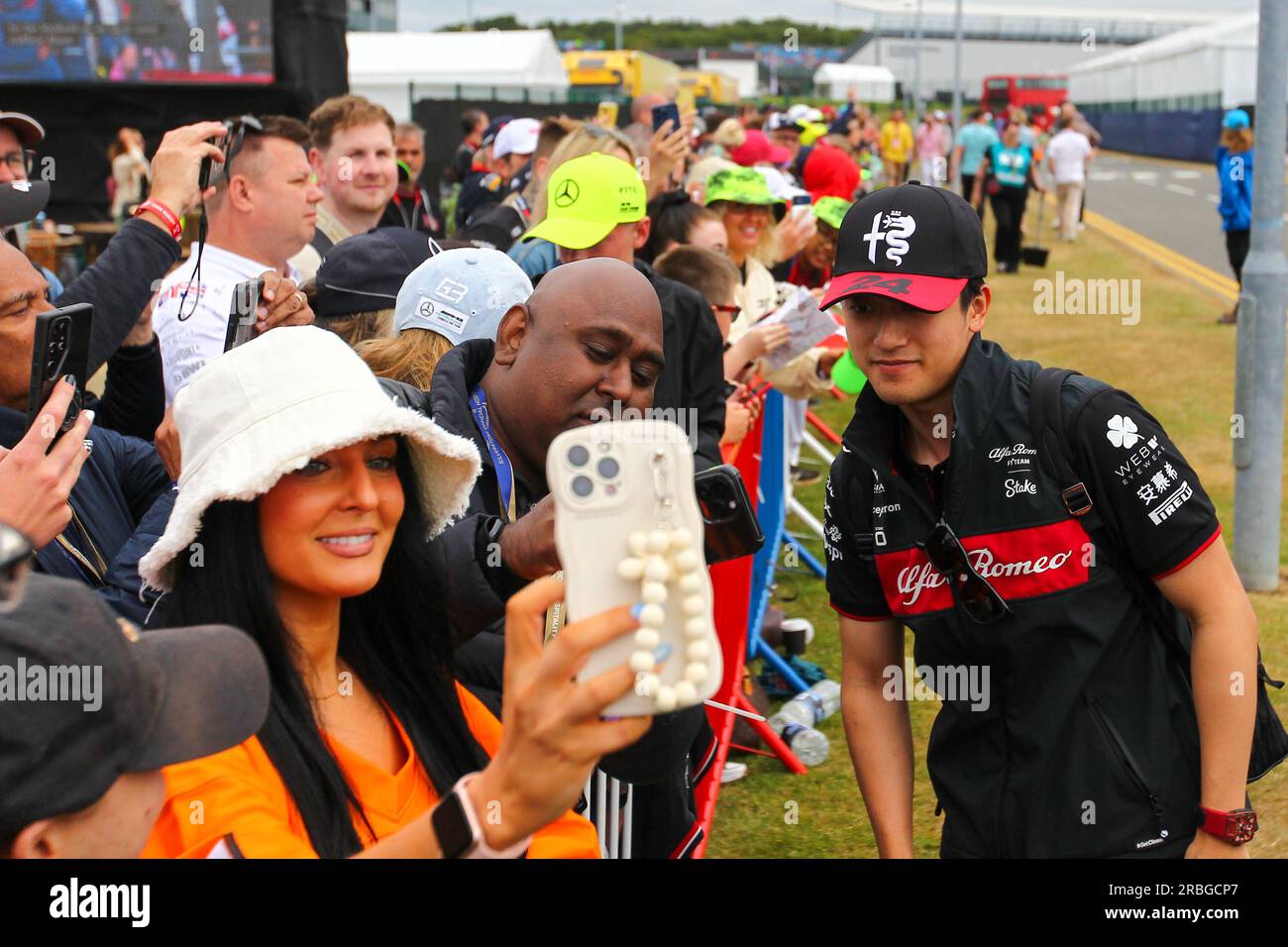 Guanyu Zhou (CIN) Alfa Romeo C43 during FORMULA 1 ARAMCO BRITISH GRAND