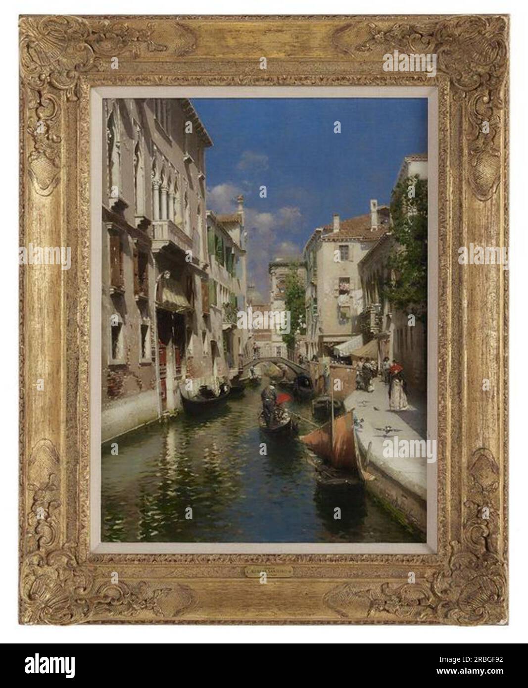 Canal Dona Onesta, Venice by Rubens Santoro Stock Photo