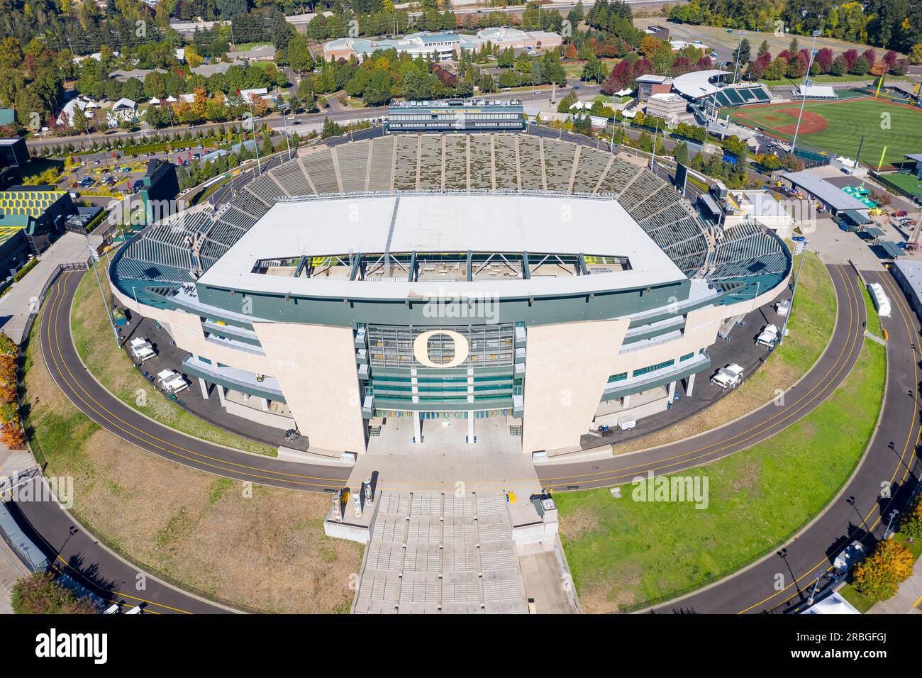 October 11, 2018, Eugene, Oregon, USA Autzen Stadium is an outdoor