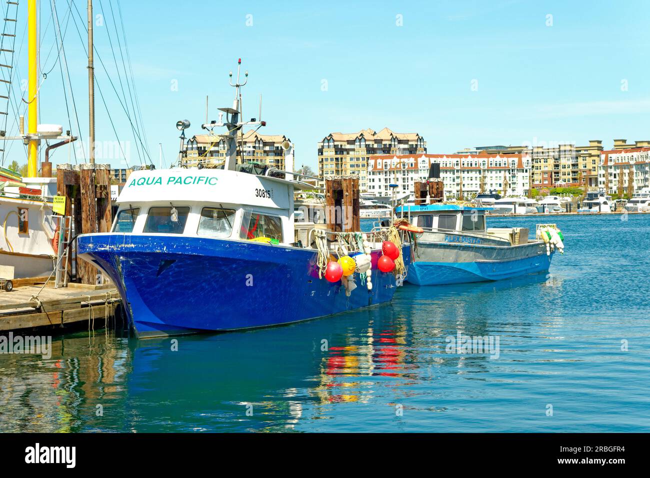 VICTORIA, BRITISH COLUMBIA May 2, 2023 Fishermans Wharf is a unique