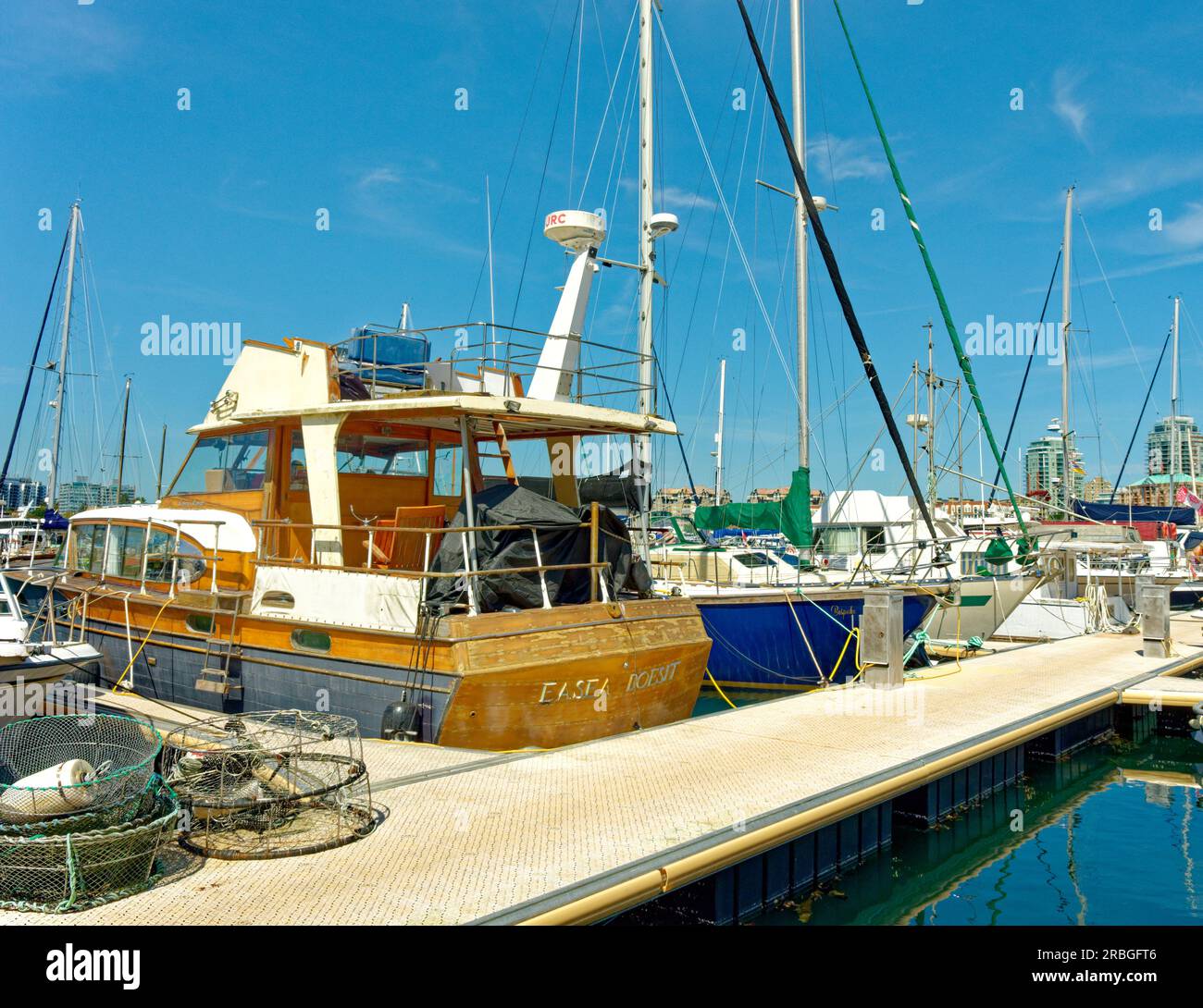 VICTORIA, BRITISH COLUMBIA May 2, 2023 Fishermans Wharf is a unique