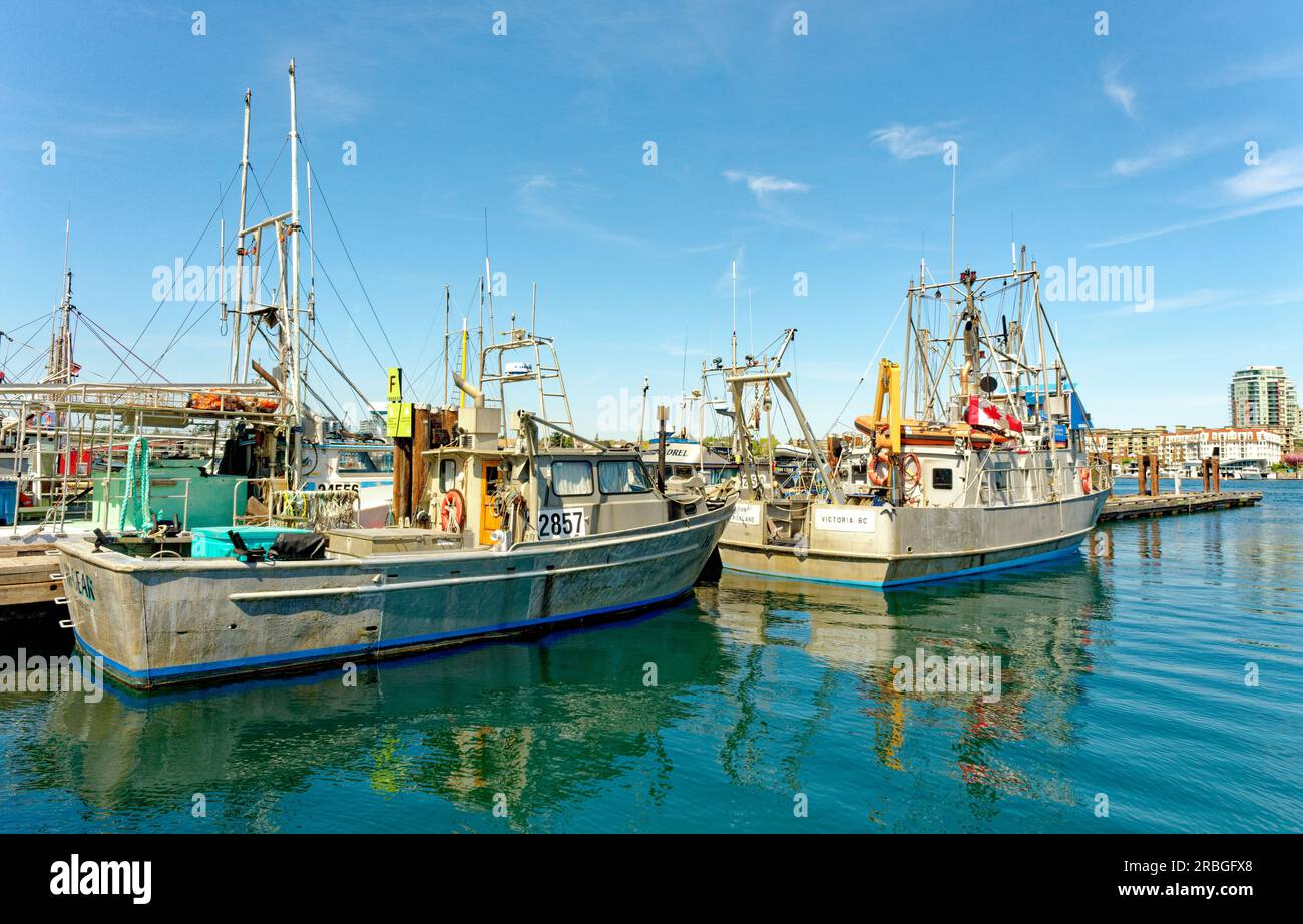 VICTORIA, BRITISH COLUMBIA May 2, 2023 Fishermans Wharf is a unique