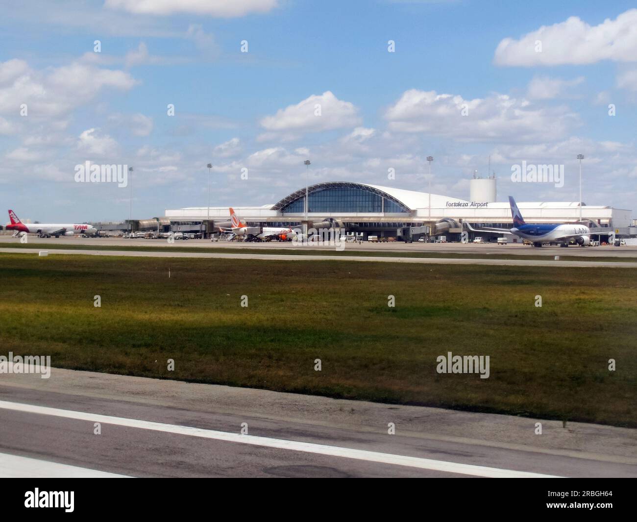 Fortaleza, Ceara, Brazil - July 28, 2018: view of Fortaleza international airport - Pinto Martins (FOR) Stock Photo