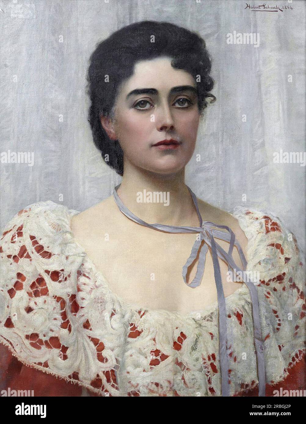Mrs Alec Tweedie 1894 by Herbert Gustave Schmalz (Herbert Carmichael ...