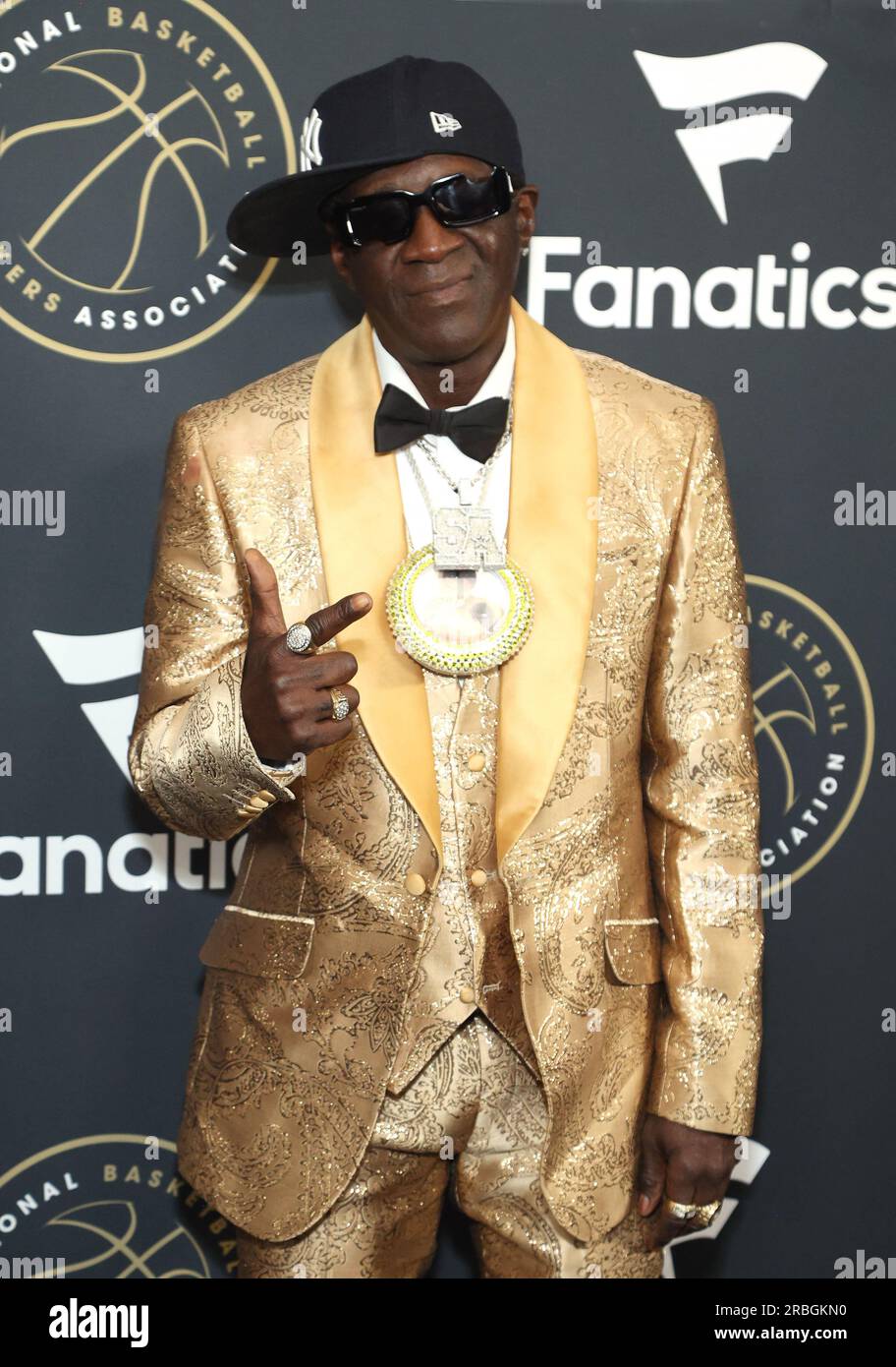 Las Vegas, USA. 09th July, 2023. Flavor Flav arriving at the Fanatics x