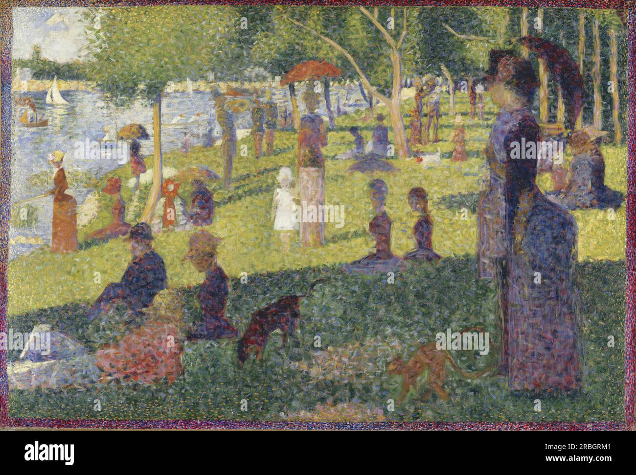 Study for A Sunday on La Grande Jatte 1884; France by Seurat
