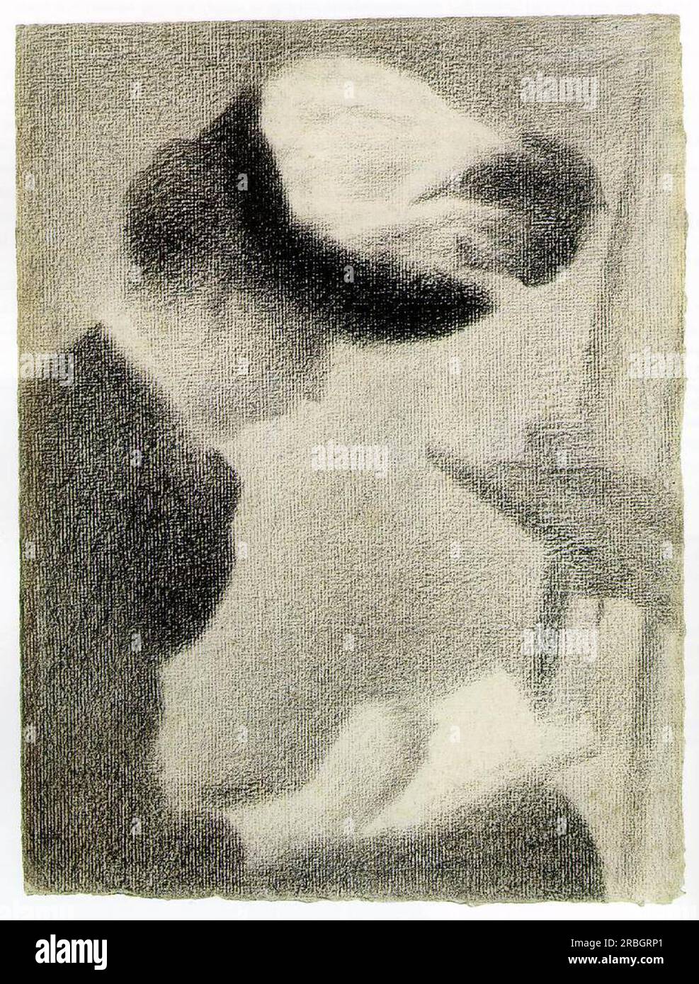Seated artist at easel hi-res stock photography and images - Alamy
