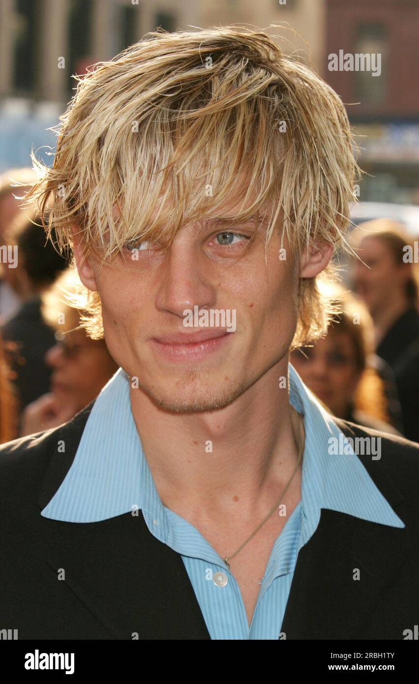 Jeffrey Carlson arriving at the opening night of 'Sight Unseen' at the Biltmore Theatre in New York City on May 25, 2004.  Photo Credit: Henry McGee/MediaPunch Stock Photo