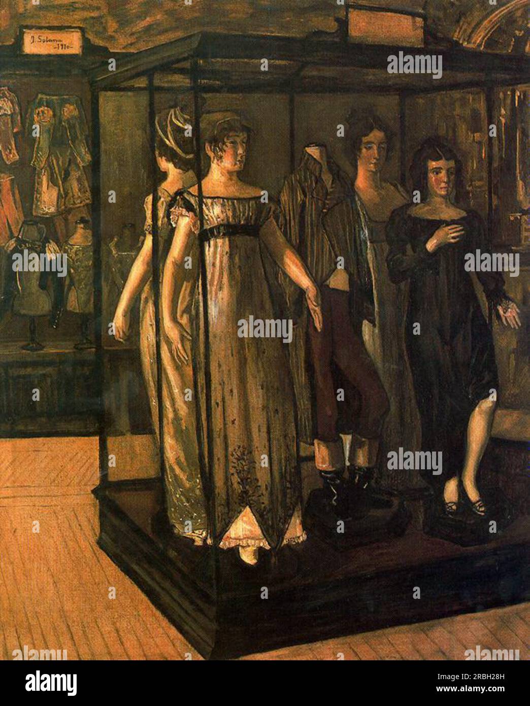 The Cabinets 1910 by Jose Gutierrez Solana Stock Photo - Alamy