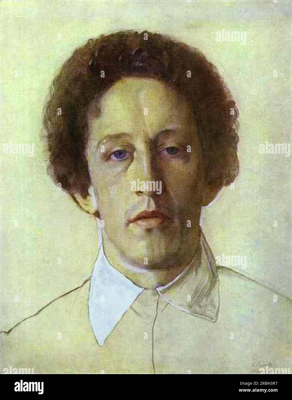 Portrait of Aleksandr Blok 1907 by Konstantin Somov Stock Photo - Alamy